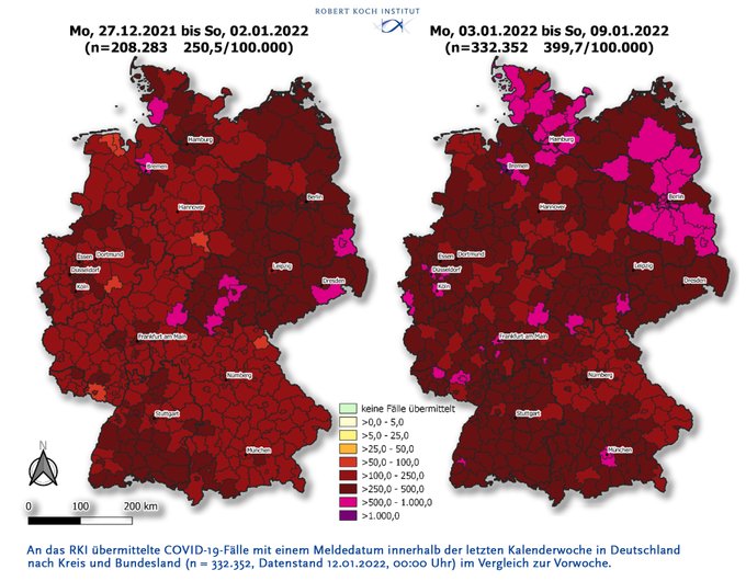 Daten vom 12.Januar 2022