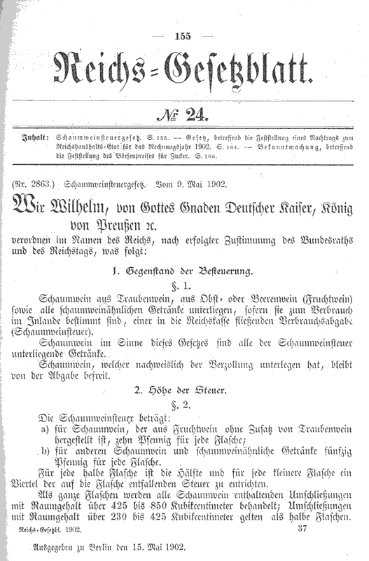 Reichsgesetzblatt von 1902